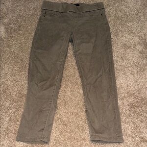 Liverpool Jeans Company Green Pull On Cropped Pants - size 4